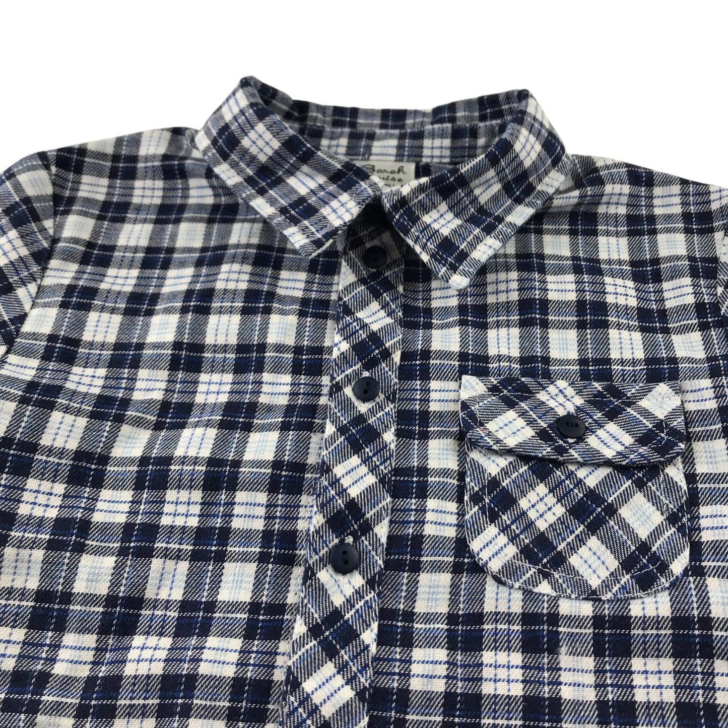 Sarah Louise Shirt 4-5 Years navy and White Checked