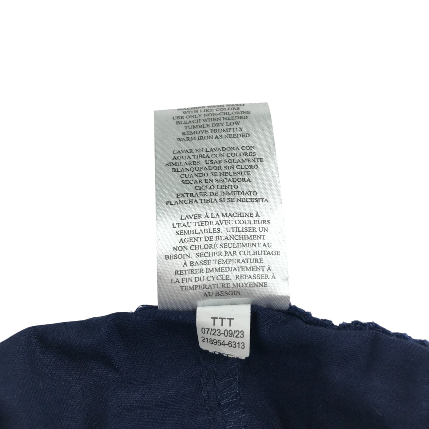 Cargo jogger 7-8 years dark blue cotton