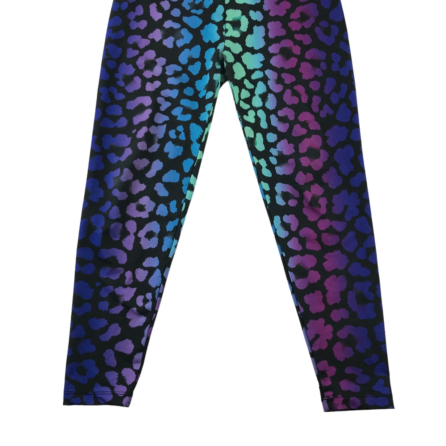 Hype Sport Leggings Age 14 Purple Blue and Mind Gradient Graphic Pattern