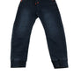 F&F jogger jeans 6-7 years dark blue elasticated waist