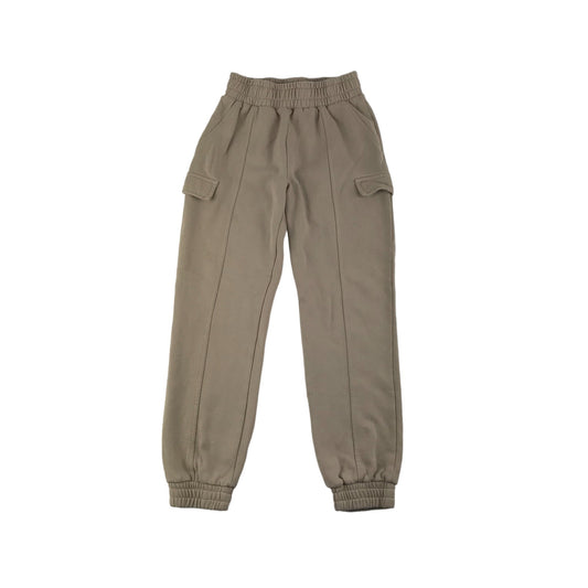 Primark Joggers Age 9 Light Beige Cargo Style