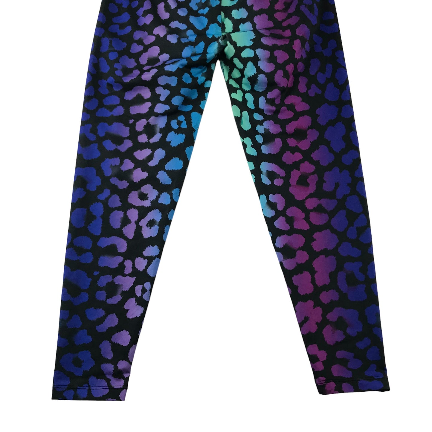 Hype Sport Leggings Age 14 Purple Blue and Mind Gradient Graphic Pattern