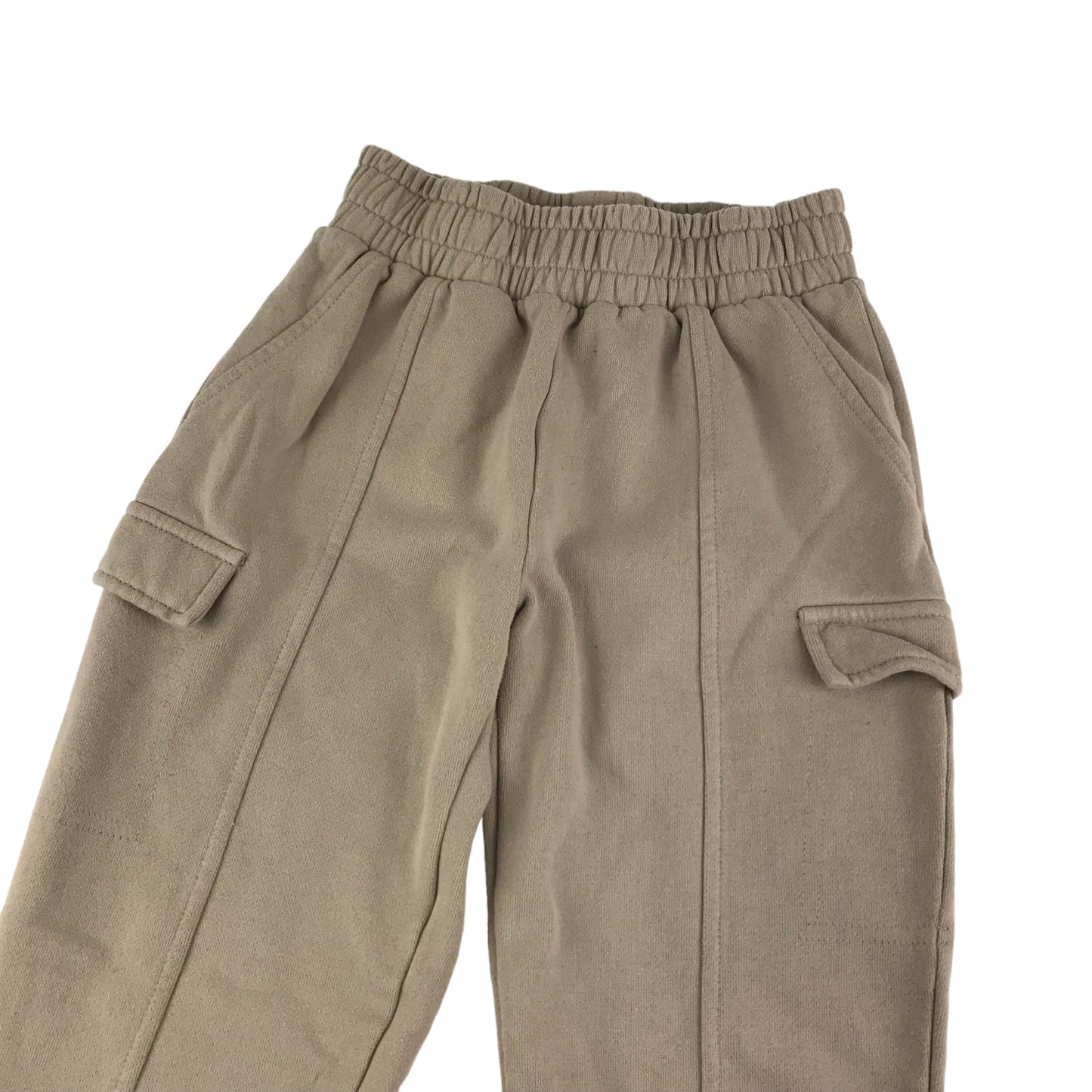 Primark Joggers Age 9 Light Beige Cargo Style