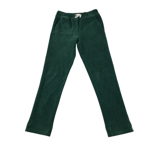 John Lewis Anyday Trousers 8-9 years dark green corduroy
