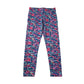 Primark Sport Leggings Age 12 Blue and Pink Graphic Print