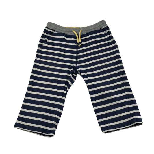 Mini Boden jogger short 11-12 years blue white striped cotton