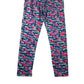 Primark Sport Leggings Age 12 Blue and Pink Graphic Print