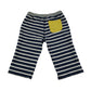 Mini Boden jogger short 10-11 years blue white striped cotton