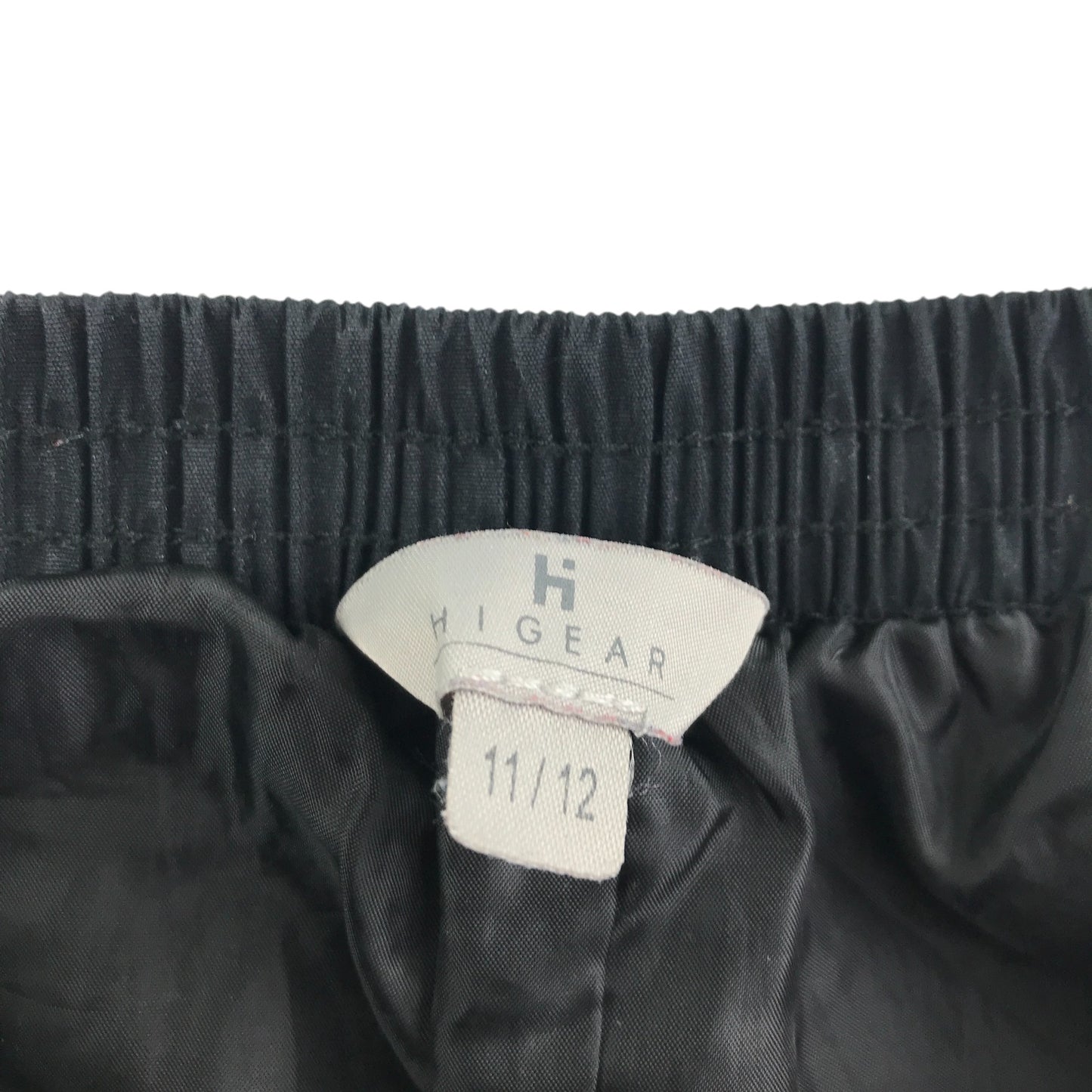 Hi Gear Trousers 11-12 years black outdoor elasticated waist
