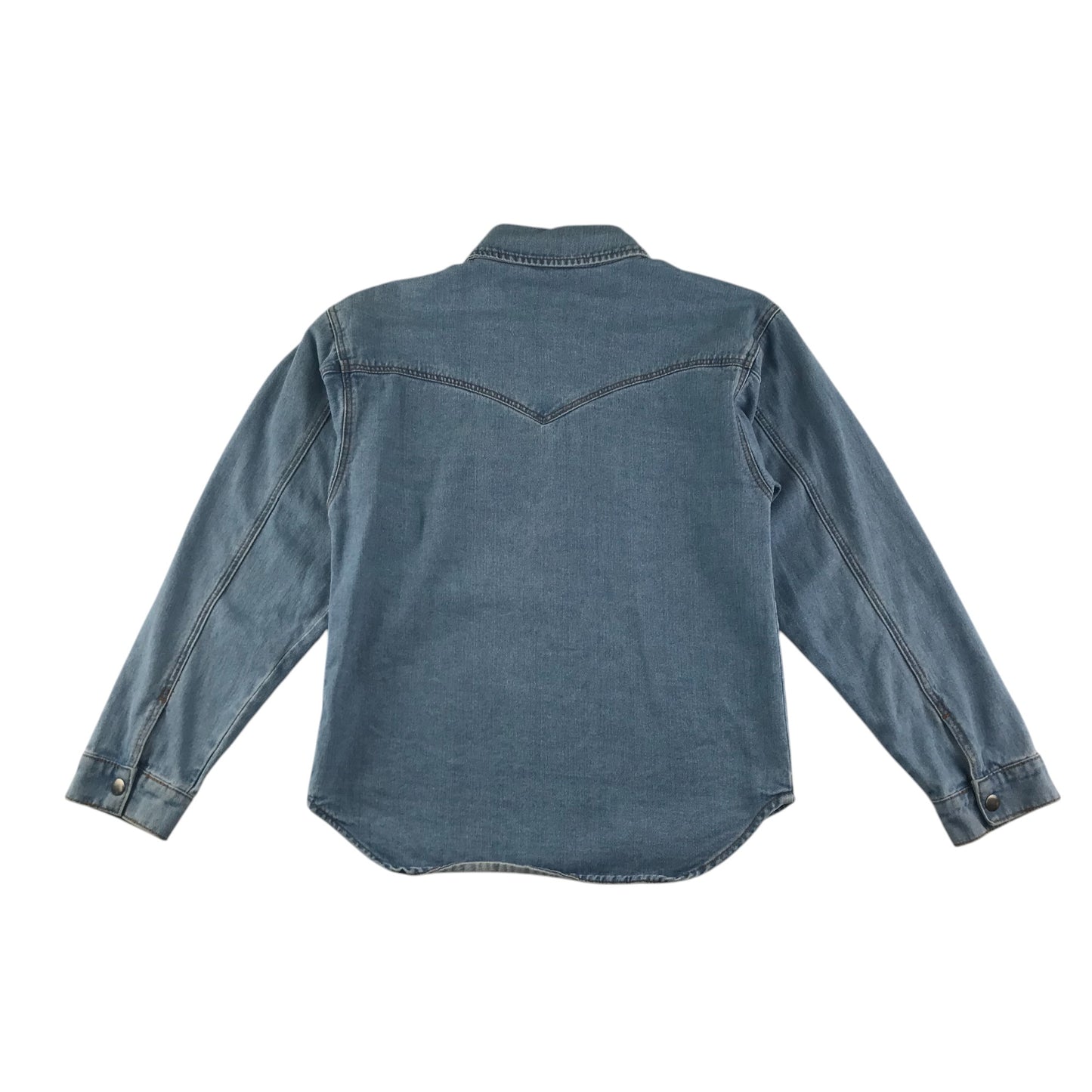 George shirt 11-12 years blue denim cotton