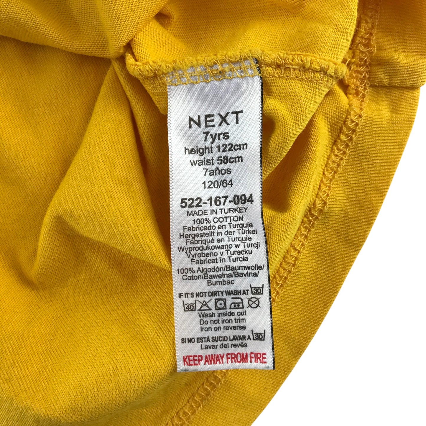 Next t-shirt 6-7 years yellow sequin Pokeball reversible cotton