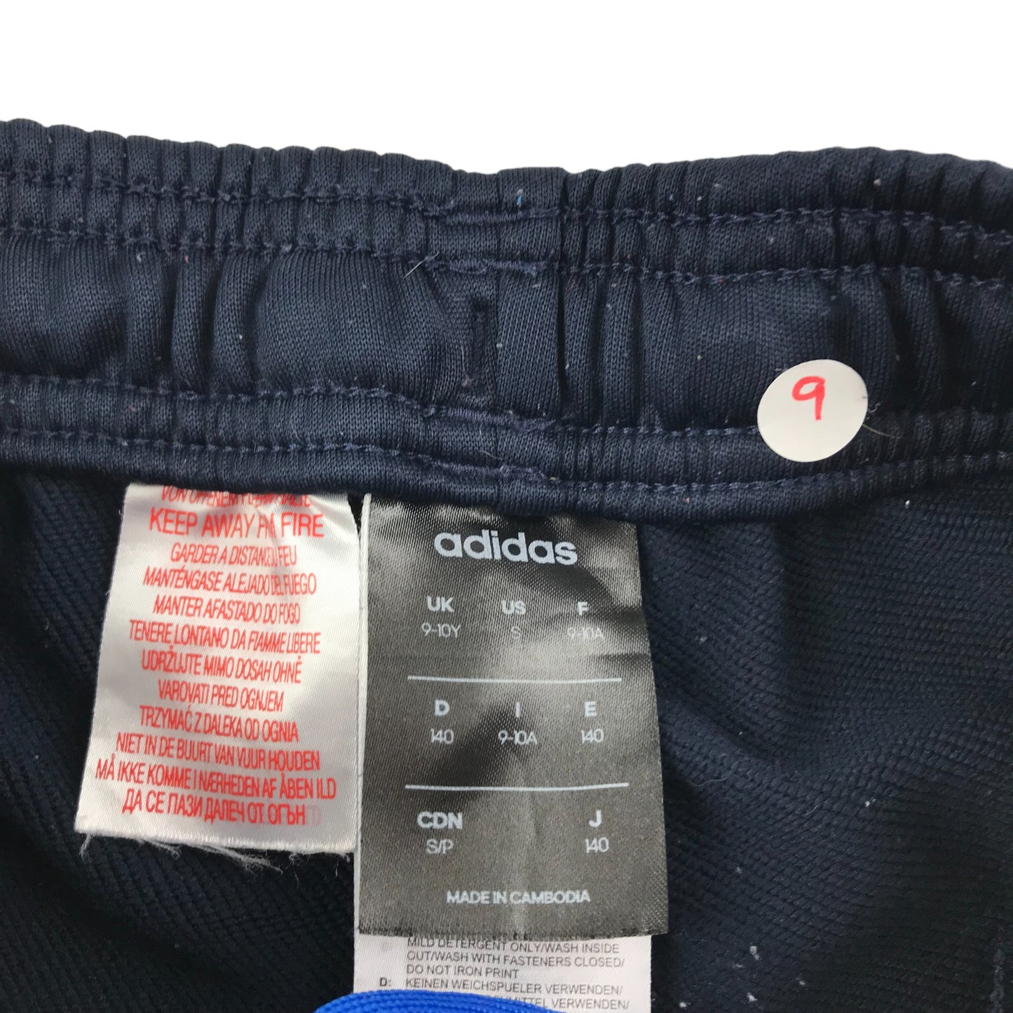 Adidas Joggers Age 9 Navy Tracksuit Bottoms