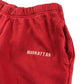 H&M jogger 13-14 years red elasticated waist with Manhattan text