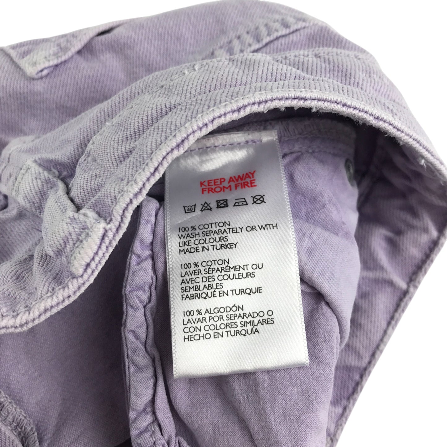 Urban Outfitters BDG jeans W26 L32 small lilac mom style cotton