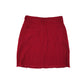 Pretty Little Thing Denim jacket and skirt set women size UK 4 red cotton
