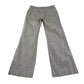 Topshop trouser UK 8 womens white blue striped wide leg cotton