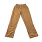 Primark trouser UK 6 womens tan pleated elasticated waist