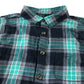 Matalan Shirt 5-6 Years Green Checked Cotton