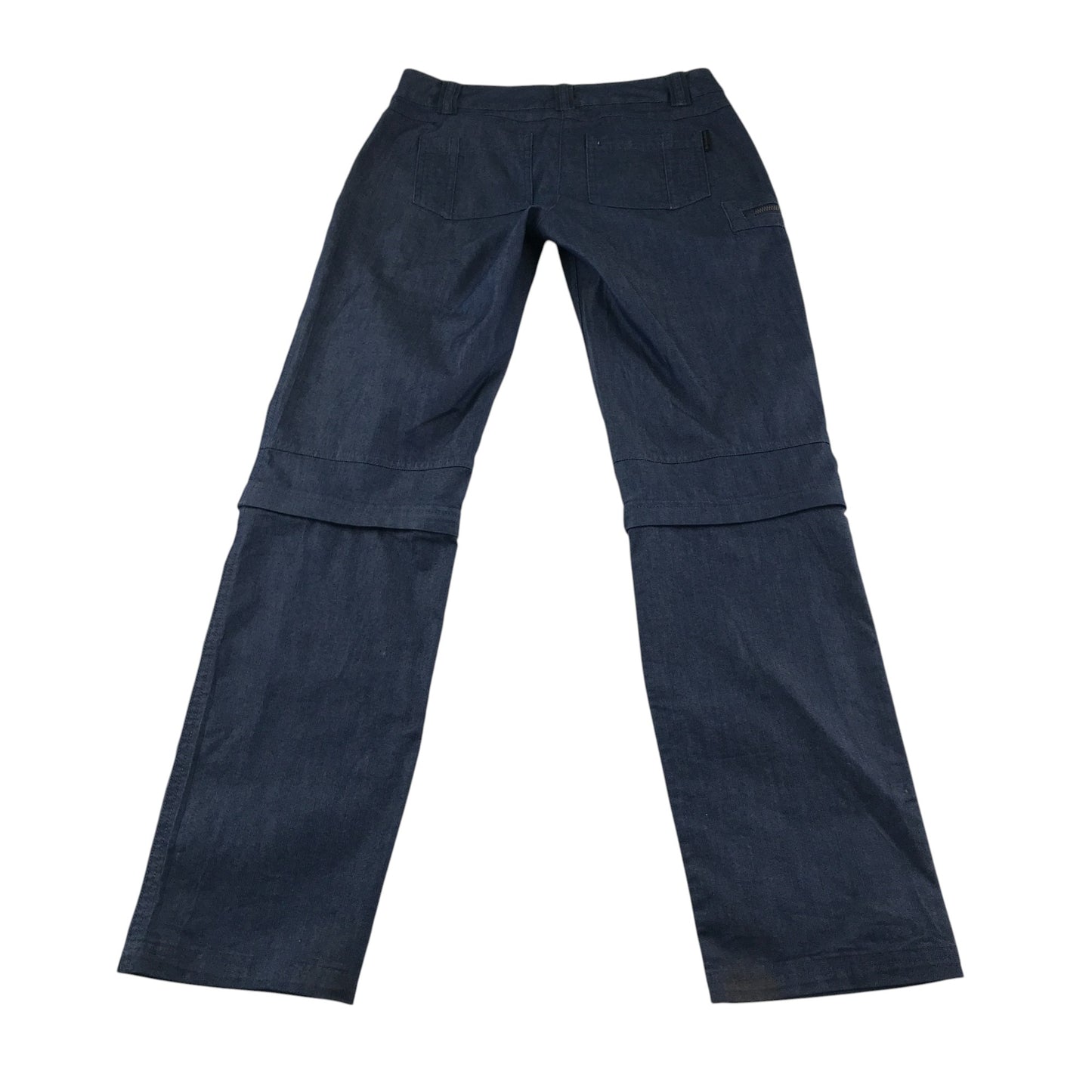 Decathlon zip off trouser UK 4 womens navy convertible outdoors