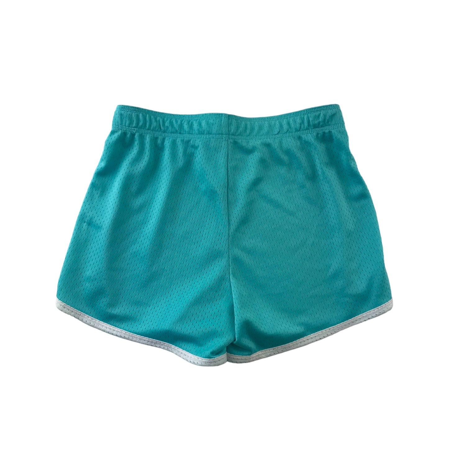Justice Active Sport Shorts Age 12 Light Blue with White Side Stripes