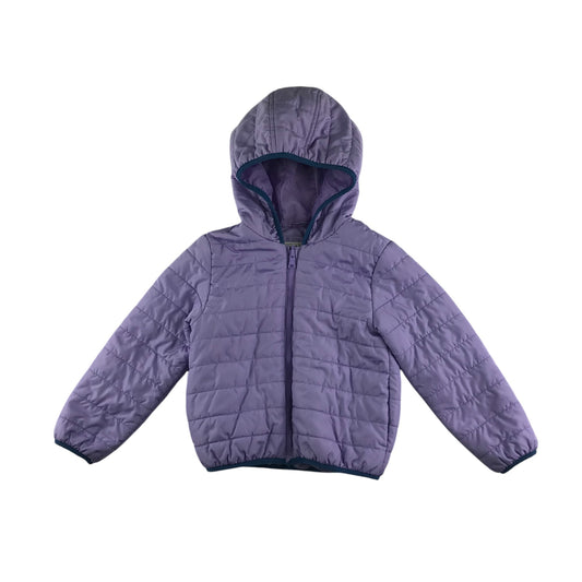 M&S jacket 6-7 years lilac light puffer