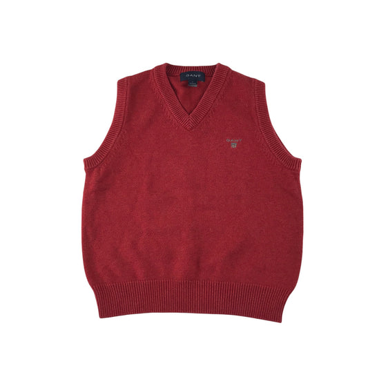 GANT vest 5-6 years red knitted cotton
