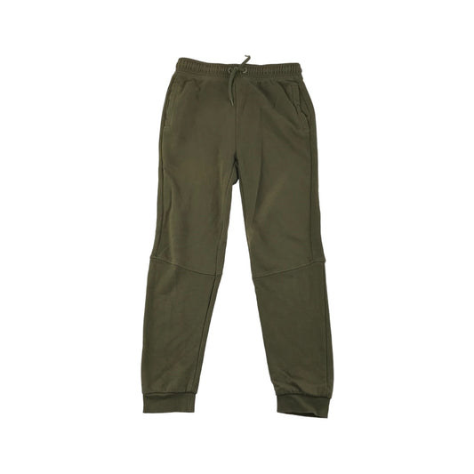 Tu Joggers Age 9-10 Khaki Green Plain