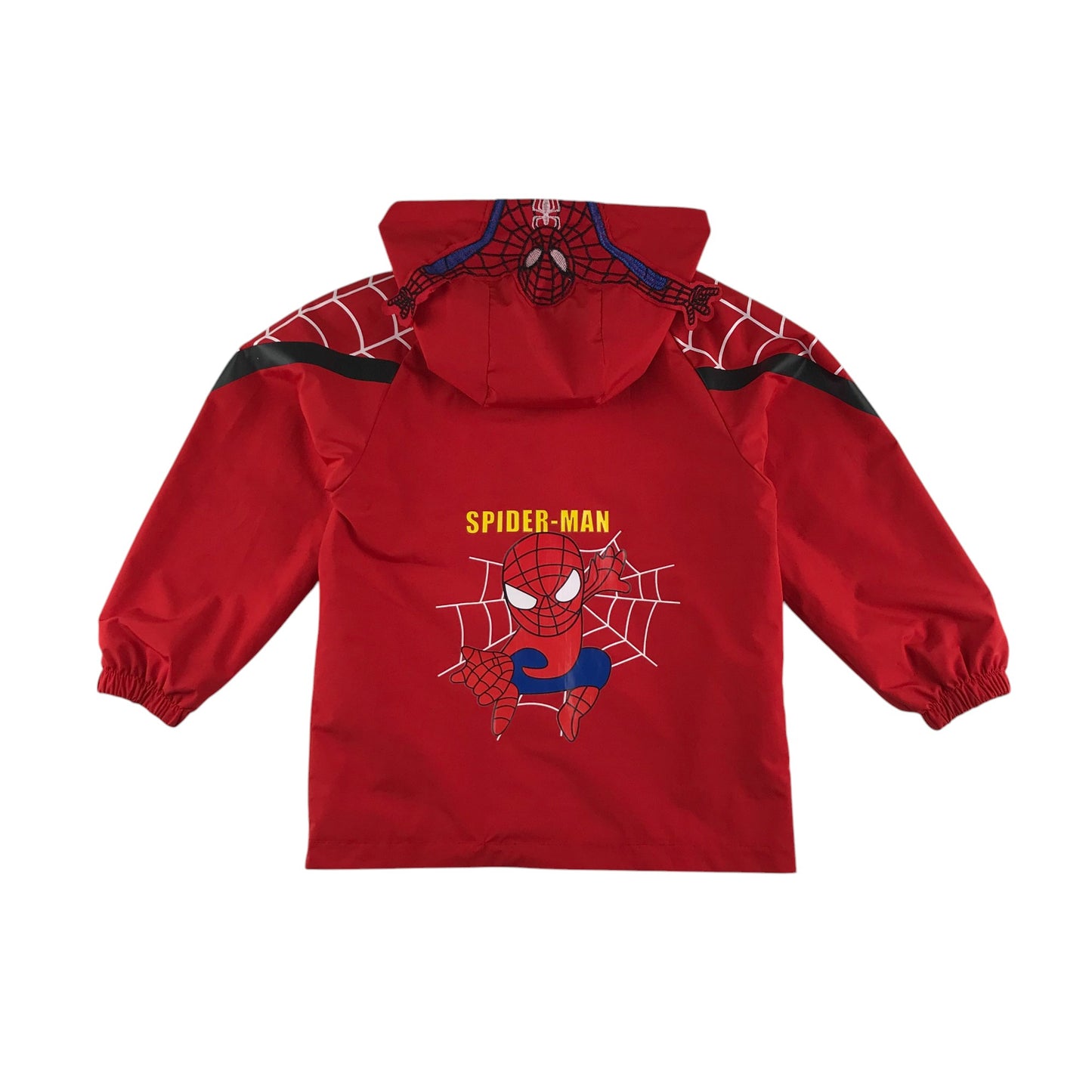 Spiderman light jacket 5-7 years red with hood