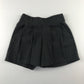 George grey girls school shorts elasticated waist and pleats