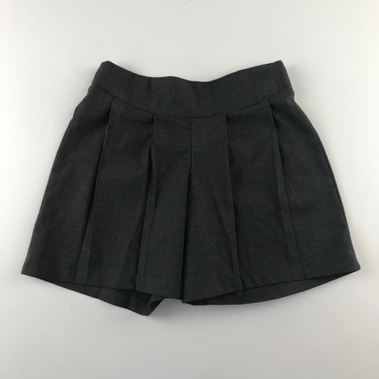 George grey girls school shorts elasticated waist and pleats