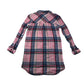 Next Shirt 5-6 years Pink Checked Button Up