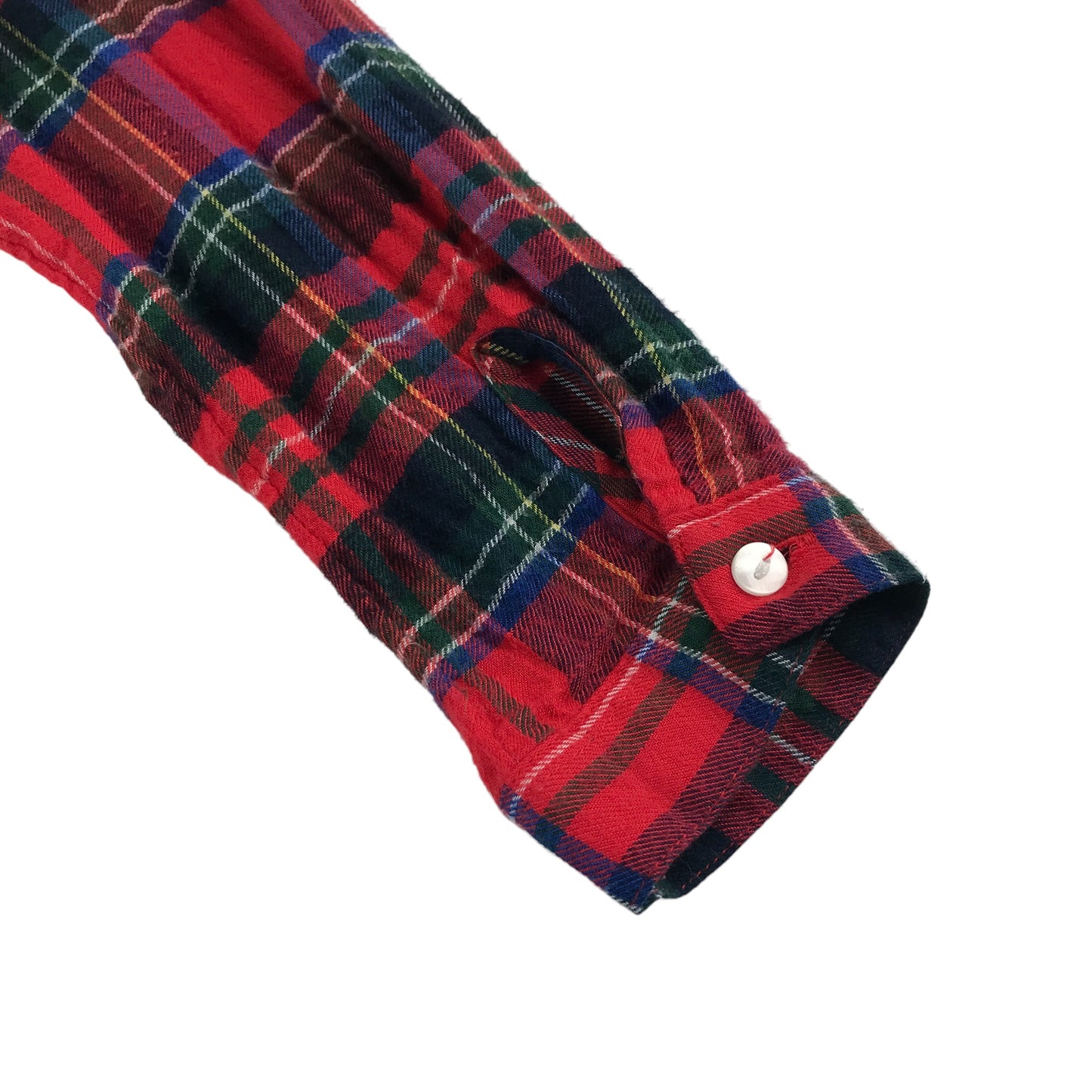 Matalan Shirt Dress Age 10 Red Multicolour Check Button Up