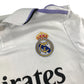 Adidas Real Madrid 22-23 home football strip 13-14 years white Vini Jr number 20