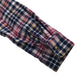M&S Longline Shirt 9-10 years tan multicolour check button black sequins cotton