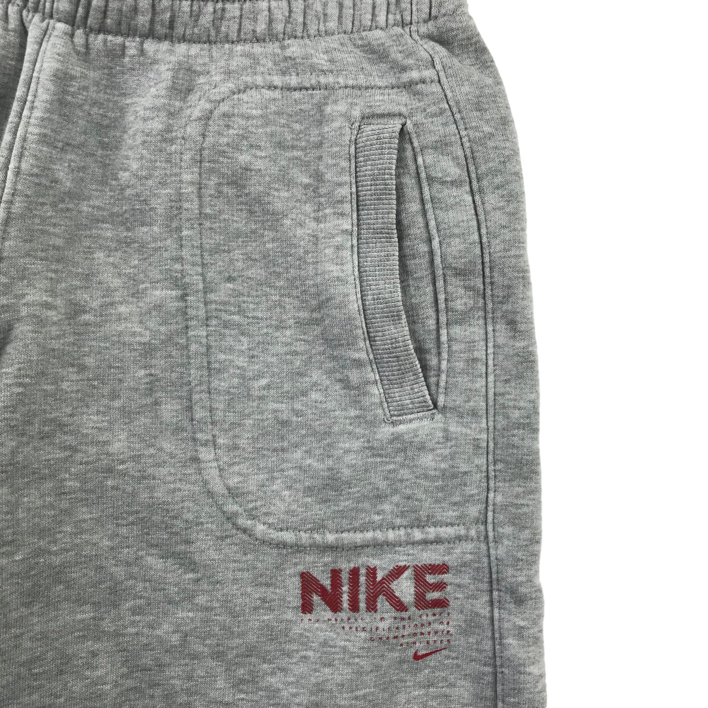 Nike Shorts Age 7 Grey Jersey Style Sporty with Logo