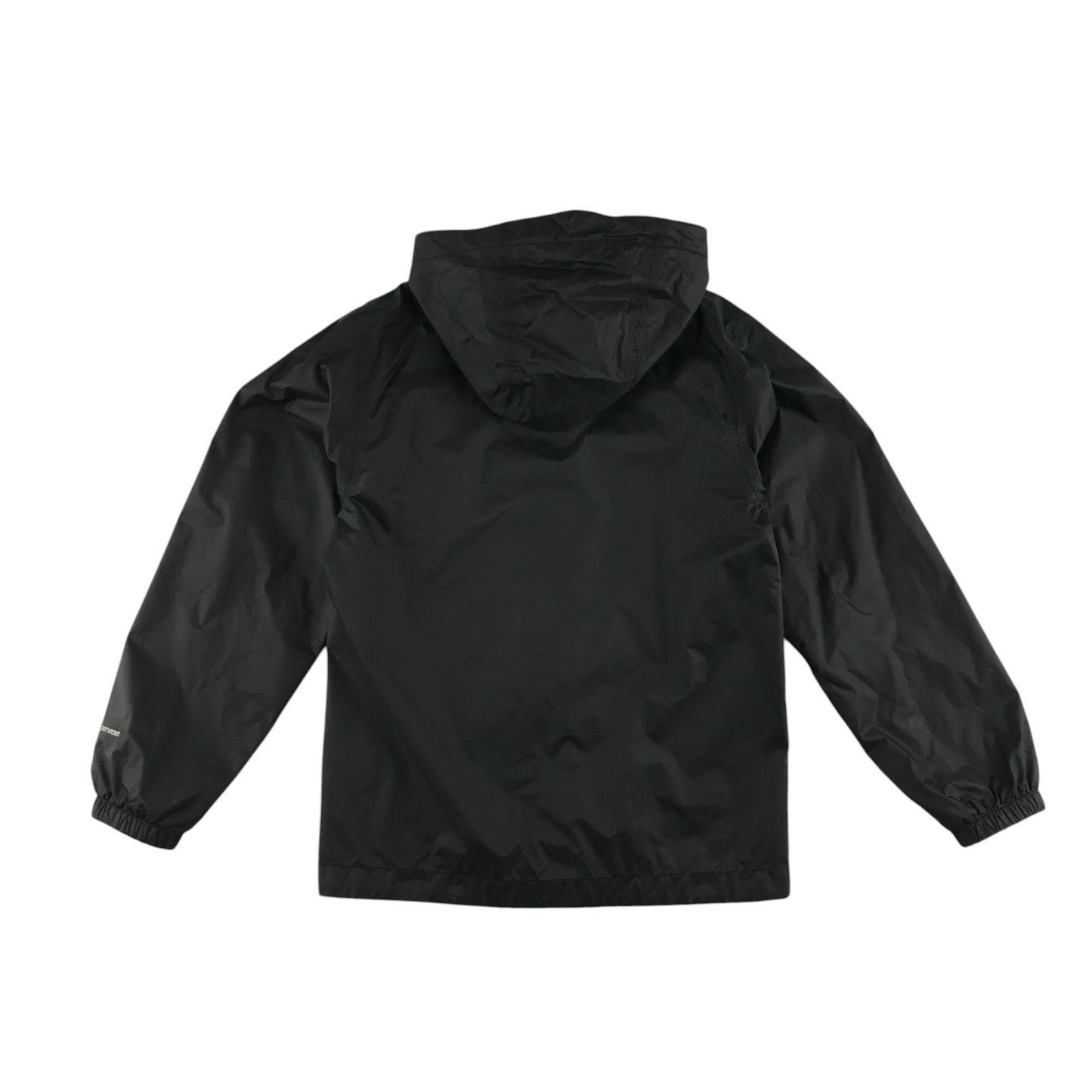 The North Face jacket 7-8 years black hooded windbreaker