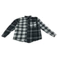 H&M shirt 12-13 years black and white checked pattern
