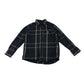 Next shirt 4-5 years navy checked patterns with buttons
