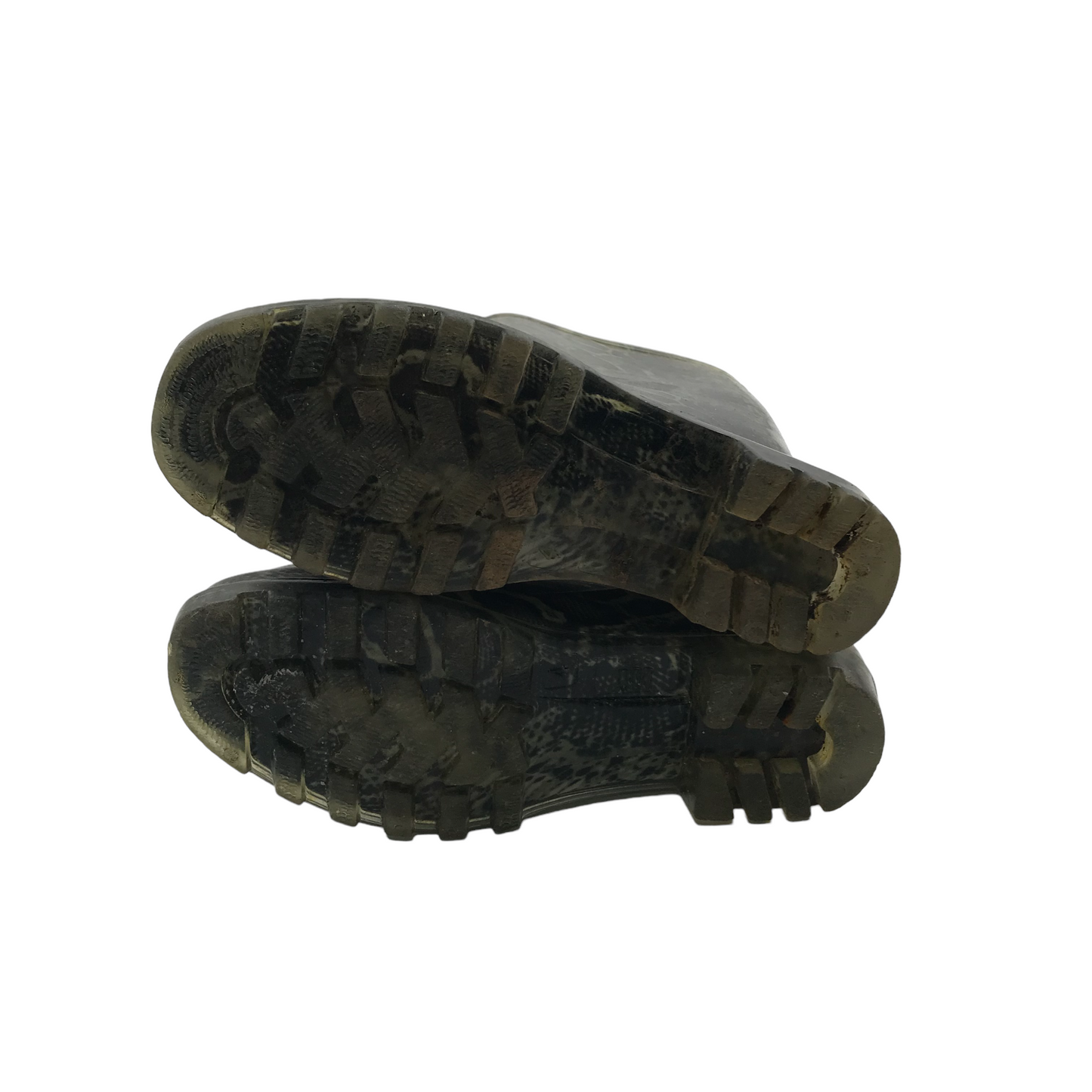 F&F Dark Grey Snake Skin Pattern Wellies Shoe Size 4