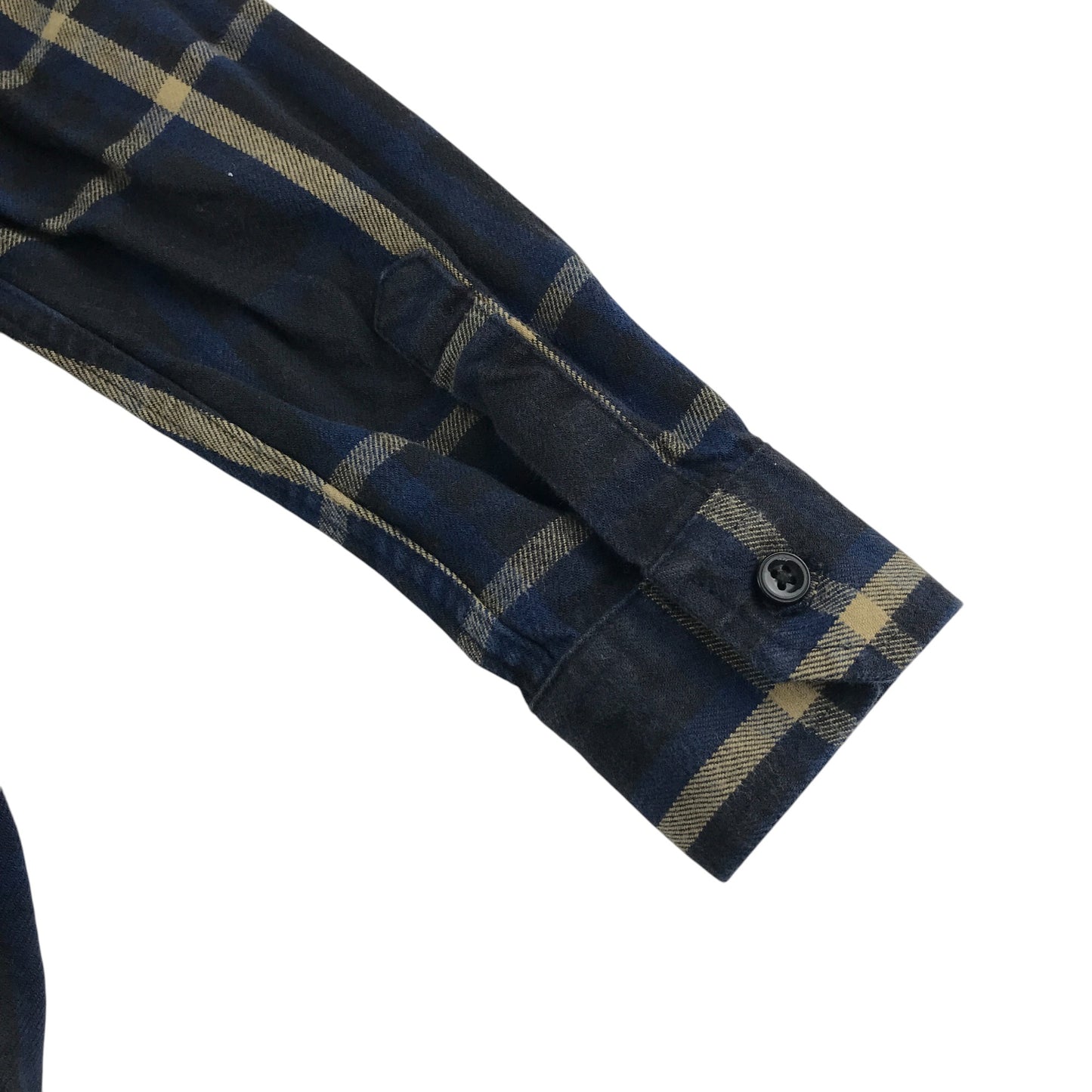 Next shirt 4-5 years navy checked patterns with buttons