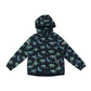 H&M light jacket 7-8 years navy blue dinosaurs fleece lined