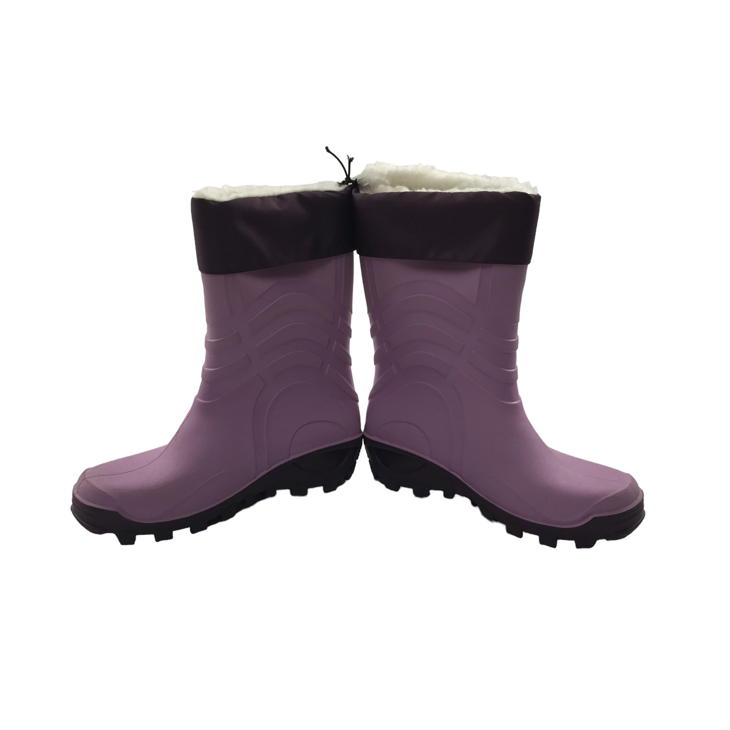 Light Purple Warm Lined Wellies Shoe Size 2