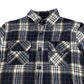 Primark shirt 4-5 years navy and grey checked patterns with buttons