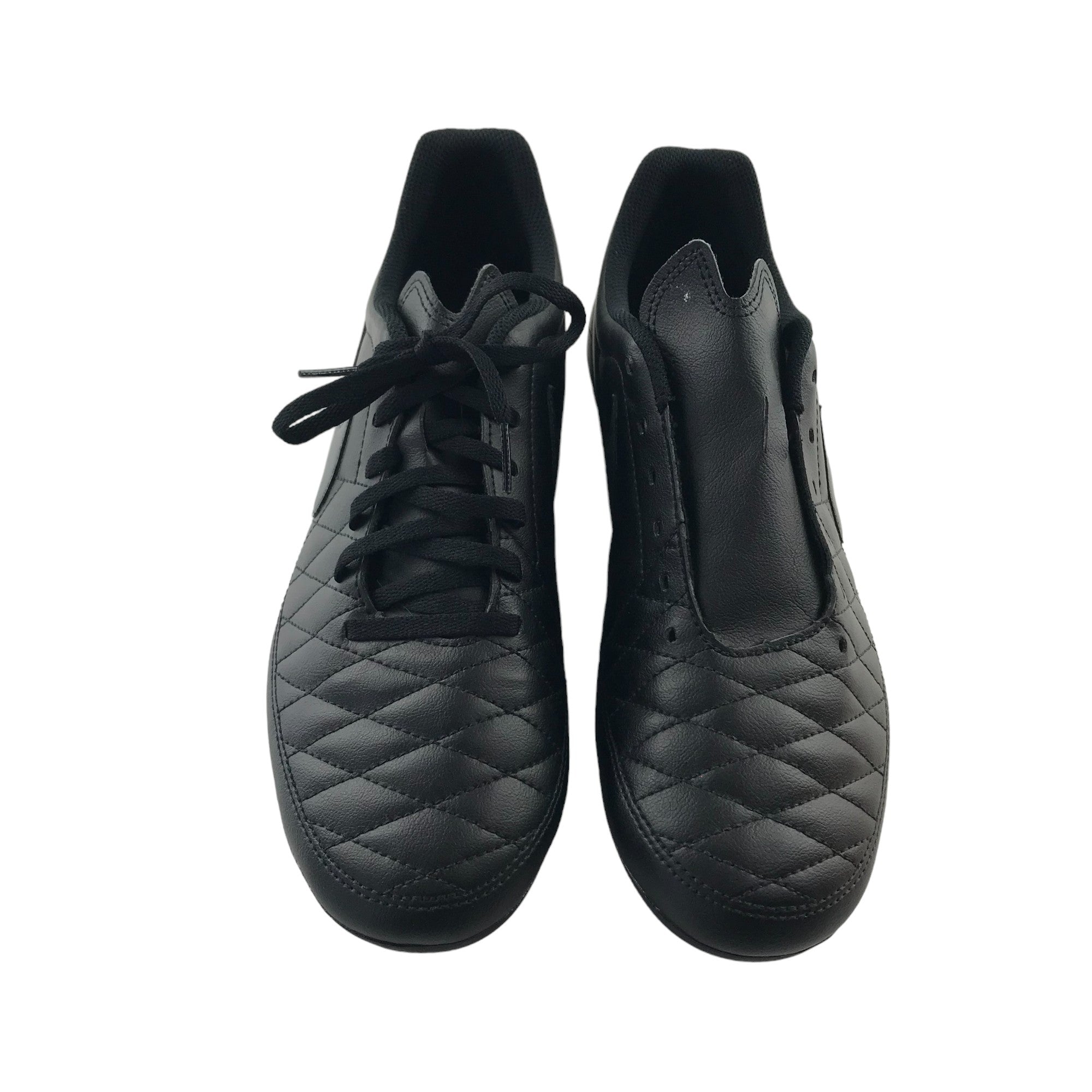 Nike black leather football boots best sale