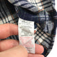 Primark shirt 4-5 years navy and grey checked patterns with buttons