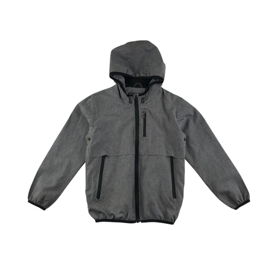 George light jacket 8-9 years grey windbreaker with hood