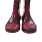 Pink Checked Calf Height Wellies Shoe Size 1