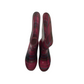 Pink Checked Calf Height Wellies Shoe Size 1
