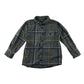 Matalan Shirt 5-6 Years Grey and Yellow Checked Button-Up