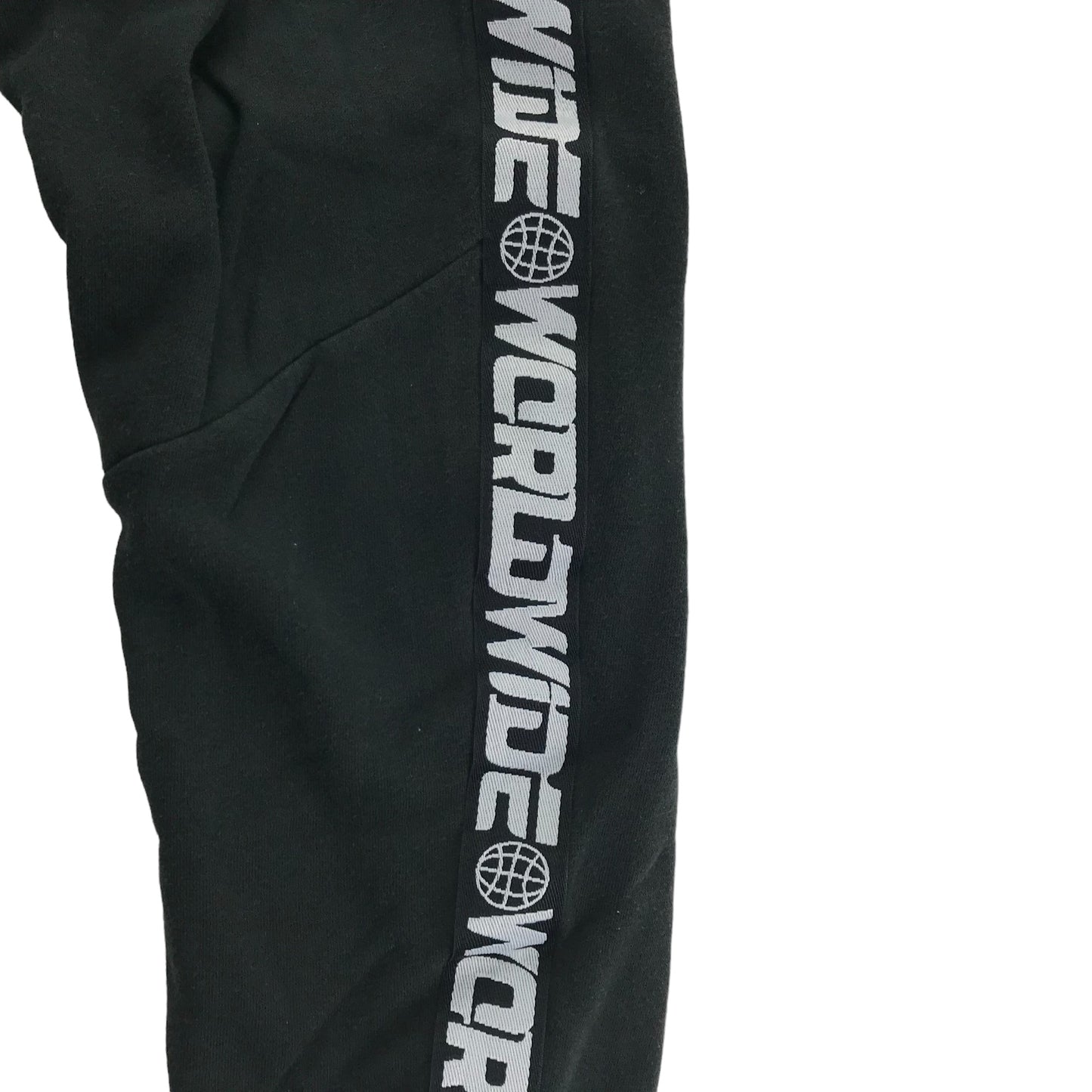 H&M Jogger Age 12 Black Worldwide Graphic